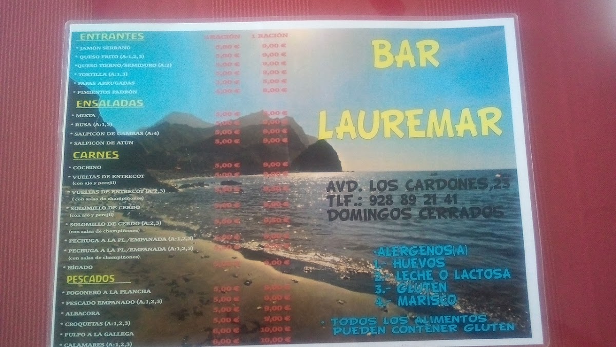 Menu Bar Lauremar-7